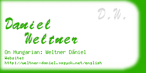 daniel weltner business card